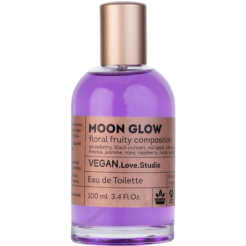 Туалетная вода женская Moon Glow черная смородина клубника малина фрезия сандал