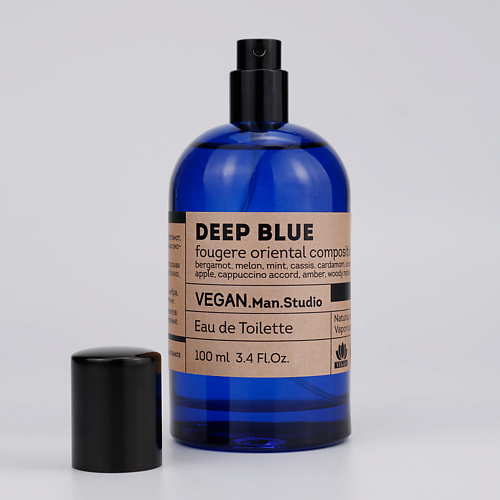Туалетная вода мужская Deep Blue бергамот мята капучино морская вода амбра